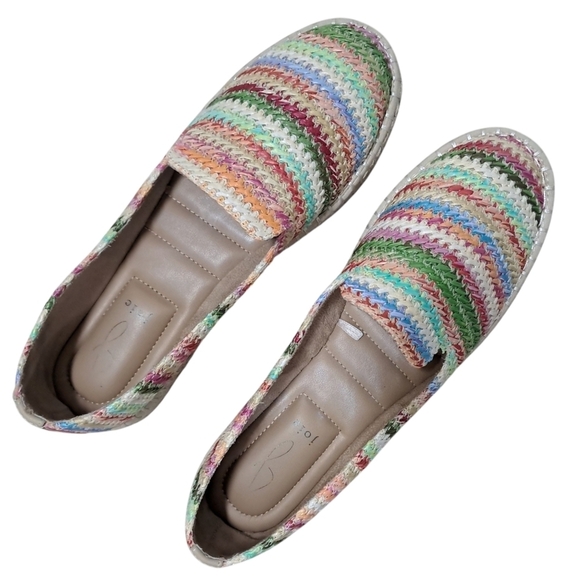 Joie Me Too Cara Espadrille Wedge Slip-On Size 9M Sunner Multi - Picture 4 of 12